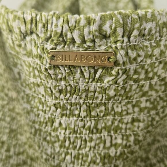 Billabong Retro Wave Halter Fliral Crop Top NWOT - Picture 6 of 7